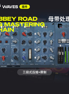 【Waves插件】Abbey Road TG Mastering Chain模拟通道条混音插件