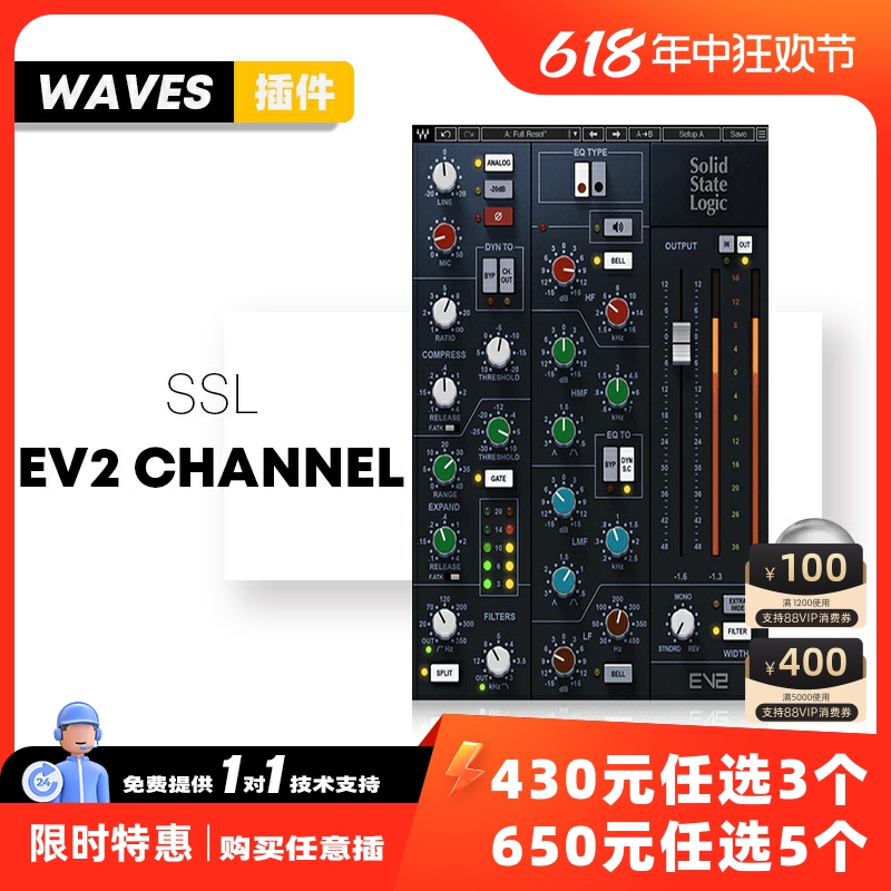 SSLEV2ChannelWaves插件