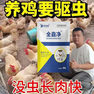 家禽驱虫药鸡鸭鹅禽类体内外驱虫药肠虫清全虫清全虫净小鸡打虫药