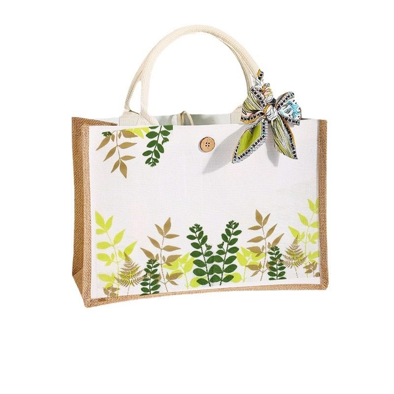 蝶古巴特麻布包diy手工制