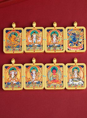 双面浮雕五爷十二生肖守