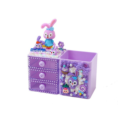 奶油胶diy桌面抽屉儿童首