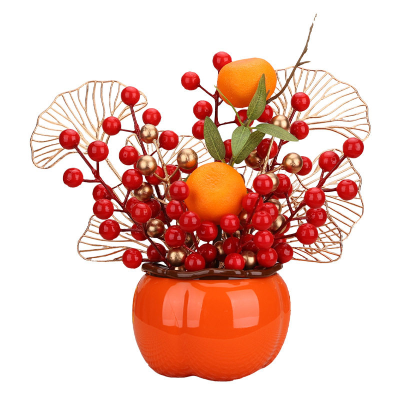 新款装饰品2026新年发财果福桶柿子摆件马年福字挂件客厅桌面布置,节庆用品/礼品,节日装扮用品,淘宝优惠券,粉丝福利购,淘宝优惠卷