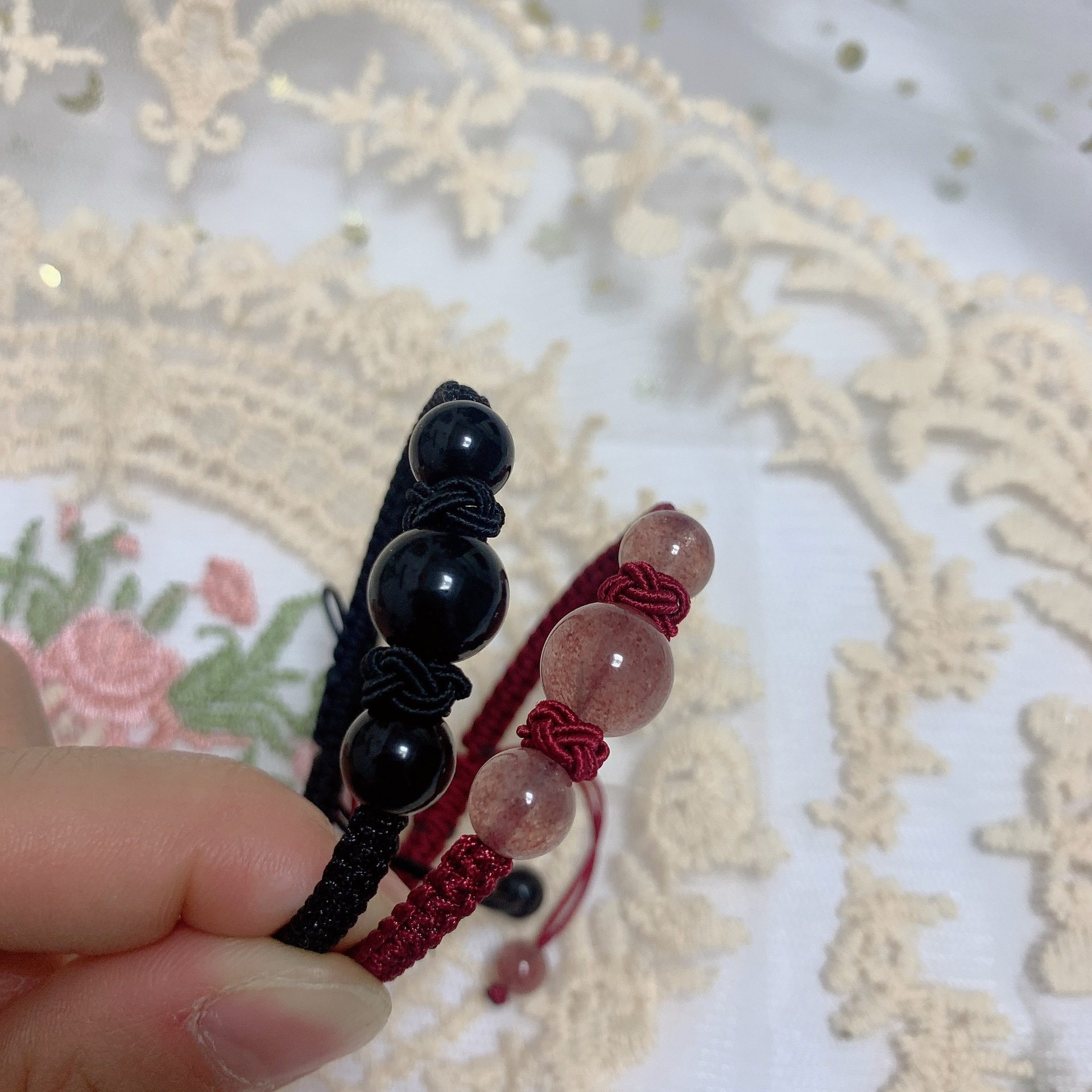 编织绳红绳草莓晶手链女简约学生个性网红生日礼品饰品水晶手工,饰品/流行首饰/时尚饰品新,银饰手链,淘宝优惠券,粉丝福利购,淘宝优惠卷