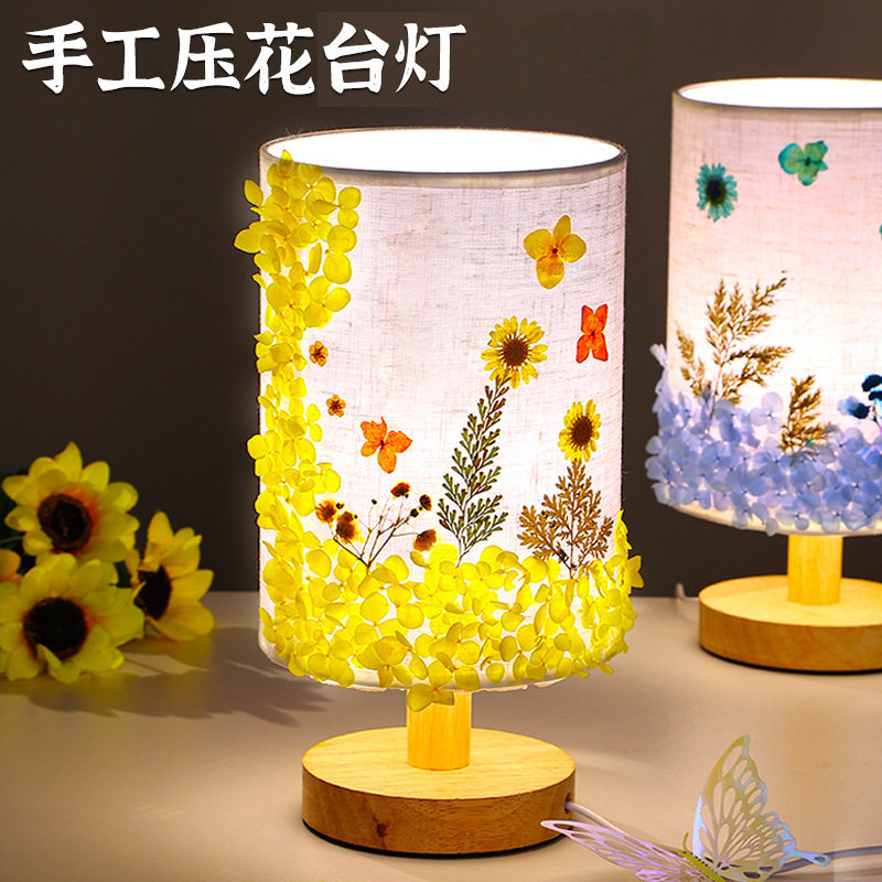 重阳节手工礼物压花台灯diy材料包书法押干花小夜灯暖场沙龙活动,家装灯饰光源,小夜灯,淘宝优惠券,粉丝福利购,淘宝优惠卷