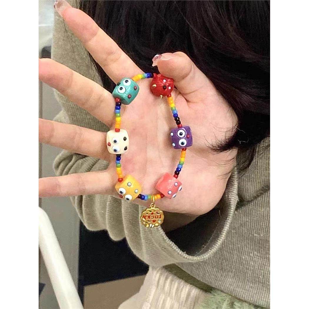 山野草莓小怪兽串珠手链编绳闺蜜生日礼物情侣可爱转运本命女狮子,饰品/流行首饰/时尚饰品新,银饰手链,淘宝优惠券,粉丝福利购,淘宝优惠卷