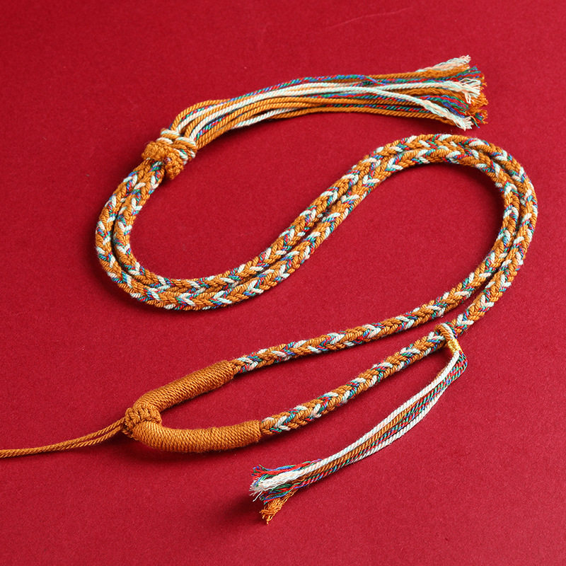 五路财神项链藏式手工编织棉线八股编织吊坠项链唐卡挂绳佛牌吊坠,饰品/流行首饰/时尚饰品新,银饰项链,淘宝优惠券,粉丝福利购,淘宝优惠卷