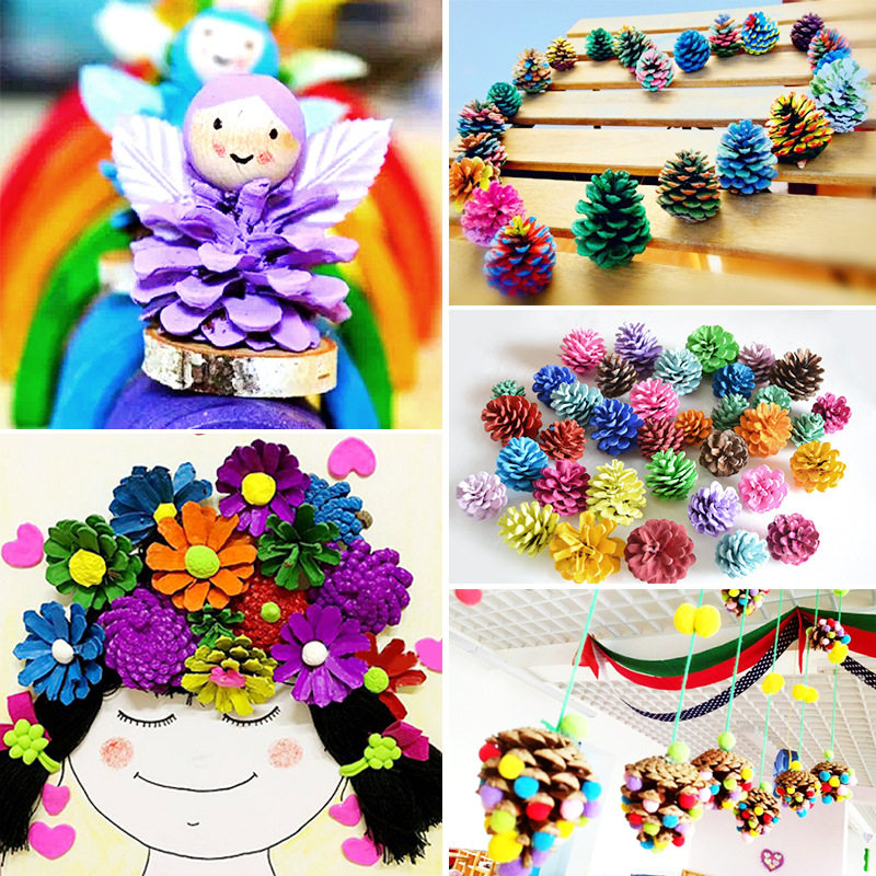 天然松果装饰幼儿园松塔