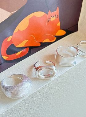 指环叠东珠宝韩国大门款未晚新