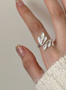 设计】【s925风吹戒指素银个性