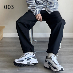 潮CCD自由商店 日系宽松街头cityboy休闲裤 003微锥束绳西裤 14406