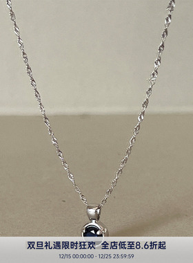 PAUSAANN925银镀白金原创项链