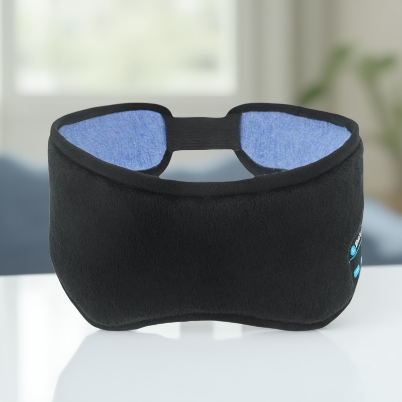 蓝牙眼罩睡眠智能缓解遮光无线音乐全包围充电专用黑科技不勒神器