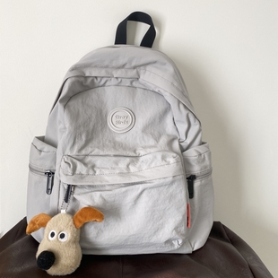 轻便双肩包女日系ins新款 旅行健身防水电脑背包男高中大学生书包