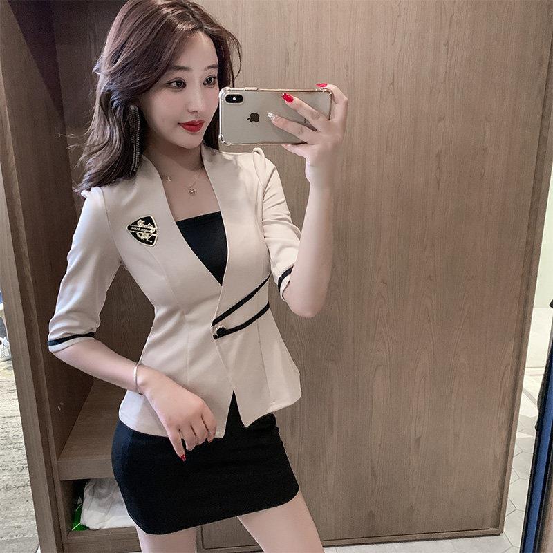 足浴技师工作服美容院美容师高端工服沐足工衣服ktv服务员工作服