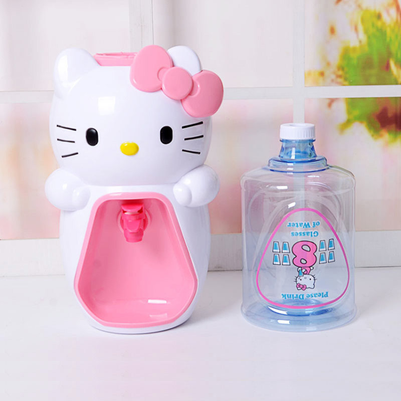 迷你饮水机hellokitty饮水机儿童可爱kt猫桌面凯蒂猫卡通喝水桶