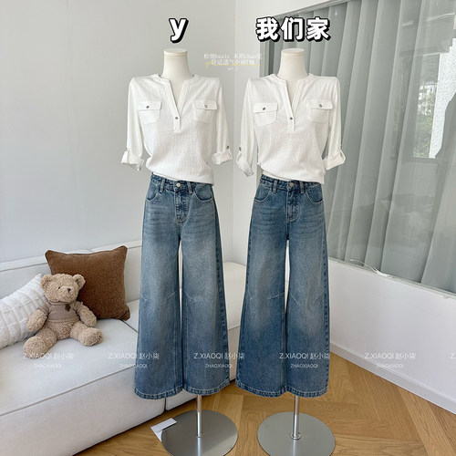 高比例柔软棉舒适透气中袖T恤女