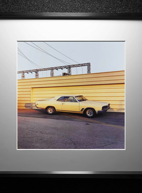摄影装饰画 摄影师William Eggleston作品小众艺术沙发背景墙挂画