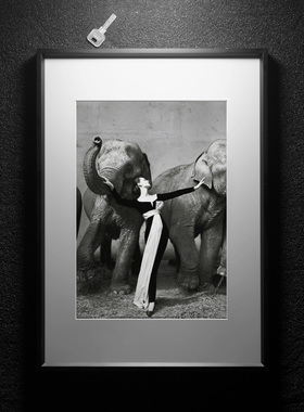 摄影装饰画 摄影师Richard Avedon的名作 轻奢高级感客厅艺术挂画