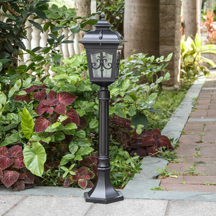 庭院燈景觀別墅接電室外小區花園燈LED 戶外草坪燈防水草地燈歐式