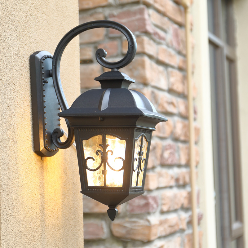 朵上太阳能壁灯外墙壁灯防水防锈