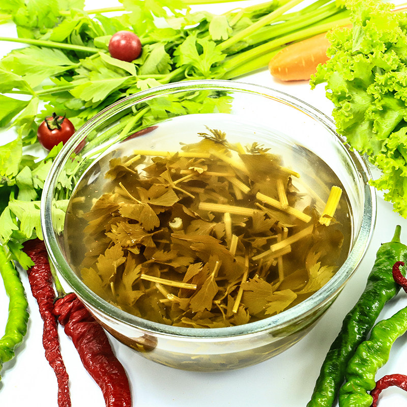 天水浆水苦苣包菜芹菜文盖酸菜引子甘肃特产小吃即食浆水面酸拌汤