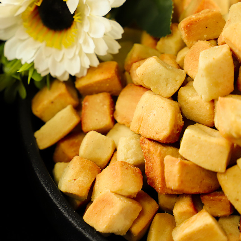 甘谷王月亮炒馍棋子豆棋阔子炒面豆子馍馍休闲零食即买即食袋装