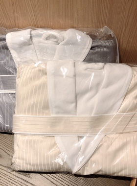 镇店之宝男女酒店浴袍春夏秋冬四季款加绒保暖吸水情侣浴衣缎面