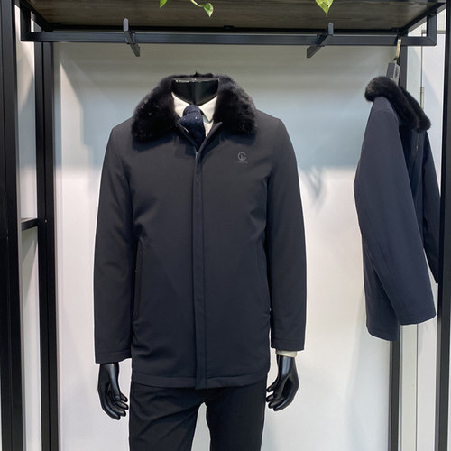 领佐诺依品牌男士皮草商务休闲