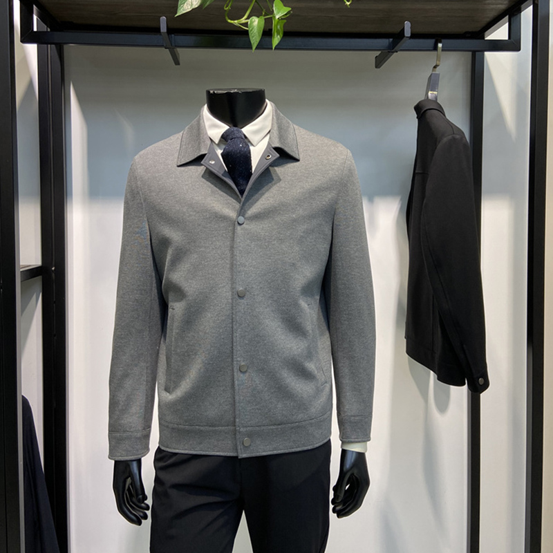 领佐诺依翻领秋季男士夹克