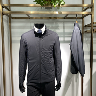 太空棉填充男士立领棉服上衣25冬季新品保暖商务外套棉袄领佐诺依