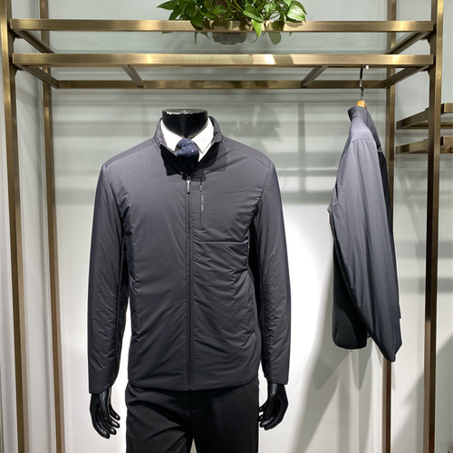 太空棉填充男士立领棉服上衣