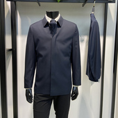 翻领风衣商务休闲暗门襟公务员外套领佐诺依品牌 男士 26年春季 新品