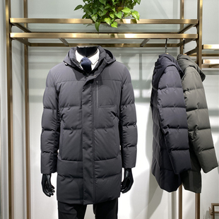 双充绒加厚25年冬季新品男士羽绒外套商务休闲防风保暖鹅绒服上衣