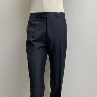 男百搭中腰直筒免烫裤 灰色面料商务西裤 子领佐品牌 新款 26年春夏季