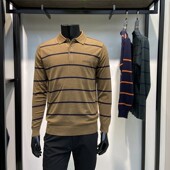 处理春款 男士 薄款 赔钱断码 翻领针织衫 舒适免烫套头毛衣领佐诺依