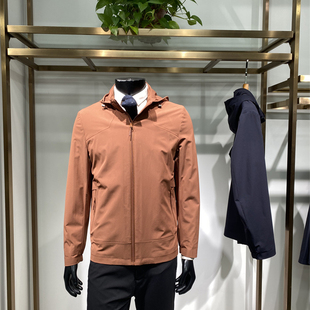 夹克上衣弹力商务休闲外套领佐诺依品牌 男士 科技面料26年春季 新品
