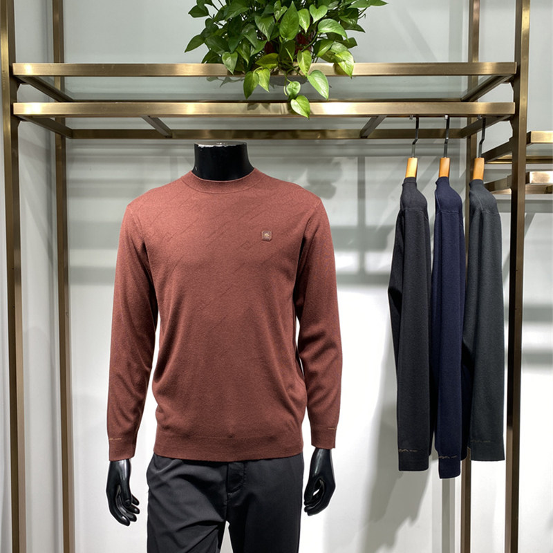 25年冬季新品男士圆领轻薄款针织衫商务休闲保暖套头毛衣领佐诺依,男装,针织衫/毛衣,淘宝优惠券,粉丝福利购,淘宝优惠卷