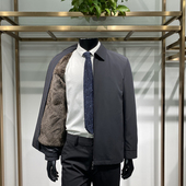 牛奶丝尼克服外套保暖上衣领佐诺依 男士 兔毛内胆可脱卸25冬季 新款