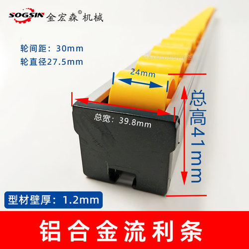 封边机流利条铝合金流利条sogsin