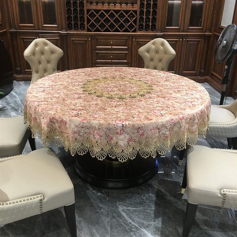高档餐厅圆桌台布