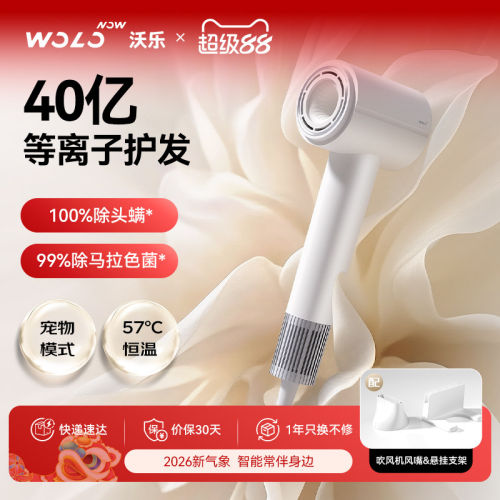 40亿等离子高速吹风机家用负离子速干护发2026新款三八女神节