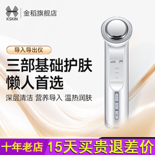 金稻面膜精华导入仪美容仪家用脸部面部清洁离子导出仪 卸妆仪器
