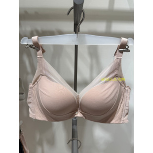 爱慕正品 美体妙简条纹内衣女水袋模杯厚小胸聚拢塑性文胸AD140571