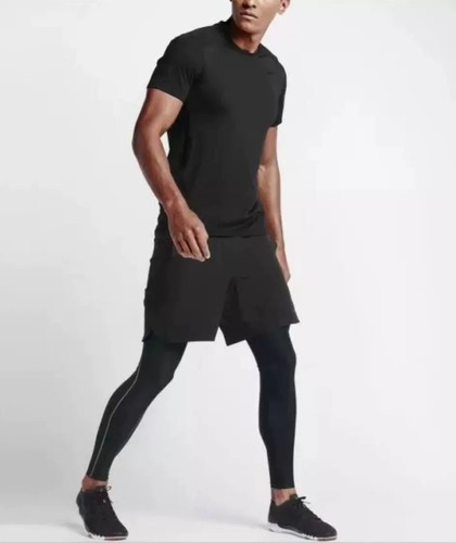 耐克NikeLAB ESSENTIAL男子紧身反光PRO长裤 823742-010/003/331