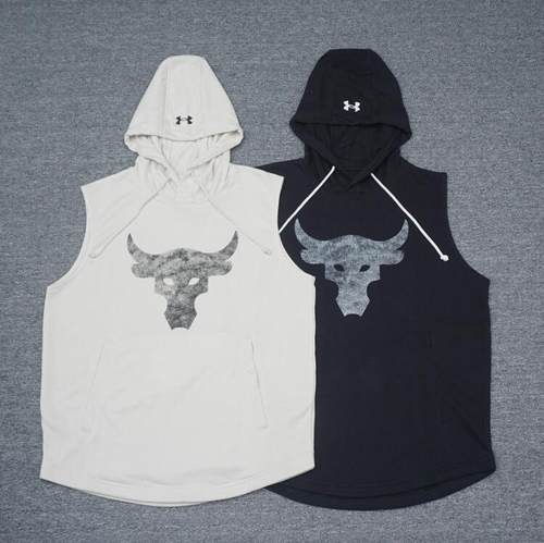 安德玛UA强森牛头健身运动背心