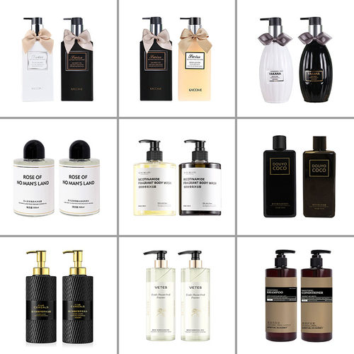 样板房卫生间浴室柜软装饰品洗手间洗漱台面沐浴洗护用品套装摆件