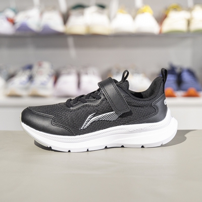 李宁儿童跑步鞋2024冬季新款男大童青少年软底防滑运动鞋YKFU112