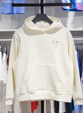 李宁卫衣2023冬季新款女子加绒保暖宽松套头连帽上衣AWDT820