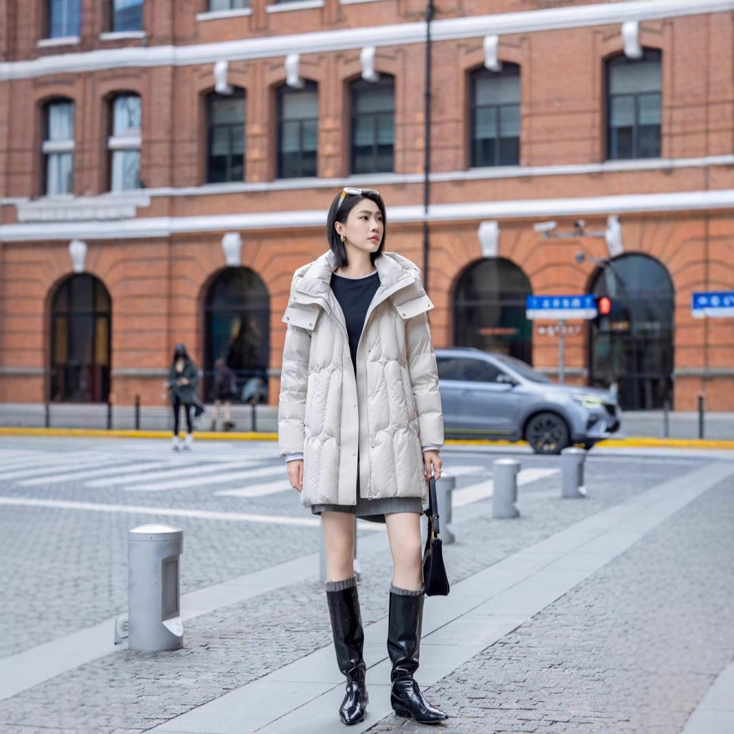 源头工厂冬新款A版羽绒服女90鹅绒服外套中长款 女人味,女装/女士精品,羽绒服,淘宝优惠券,粉丝福利购,淘宝优惠卷